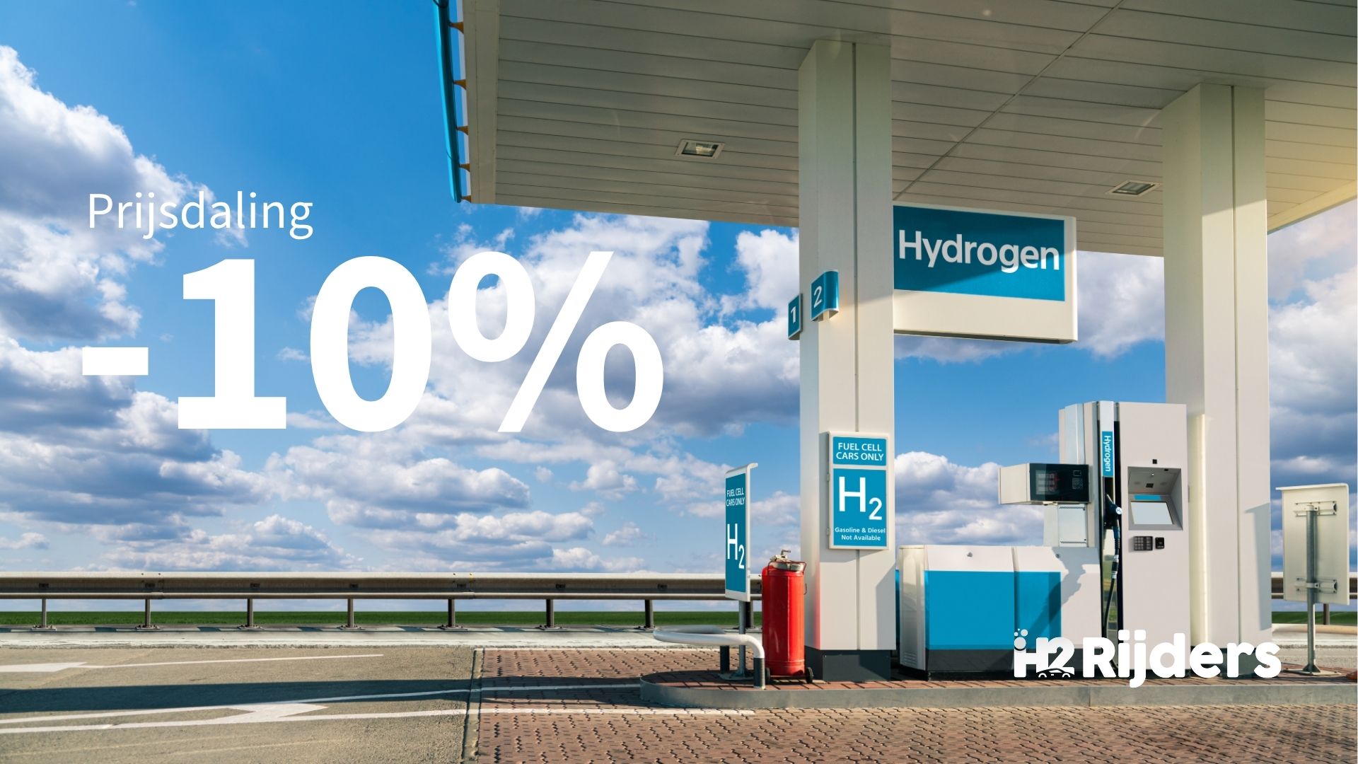 H2 Mobility verlaagt waterstofprijs met 10% op vijf drukke tankstations